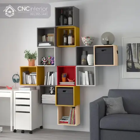 Cách Trang Trí Kệ Sách Treo Tường Đẹp Như Thế Nào?