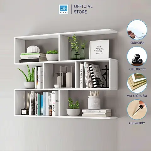 Cách Trang Trí Kệ Sách Treo Tường Đẹp Như Thế Nào?