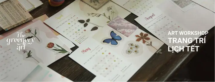 [the Greenery Art] Art Workshop "trang Trí Lịch Tết ...