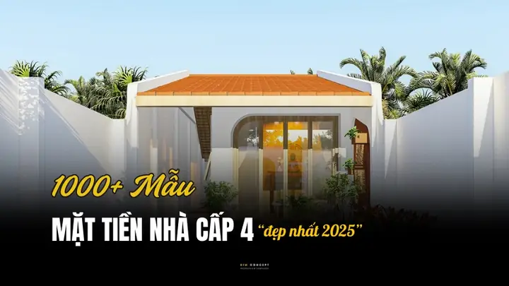 1000+ Mẫu Mặt Tiền Nhà Cấp 4 Đẹp, Hợp Xu Hướng Nhất 2025