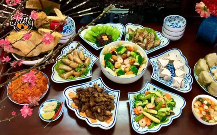Trang Trí Mâm Cỗ Tết Miền Bắc