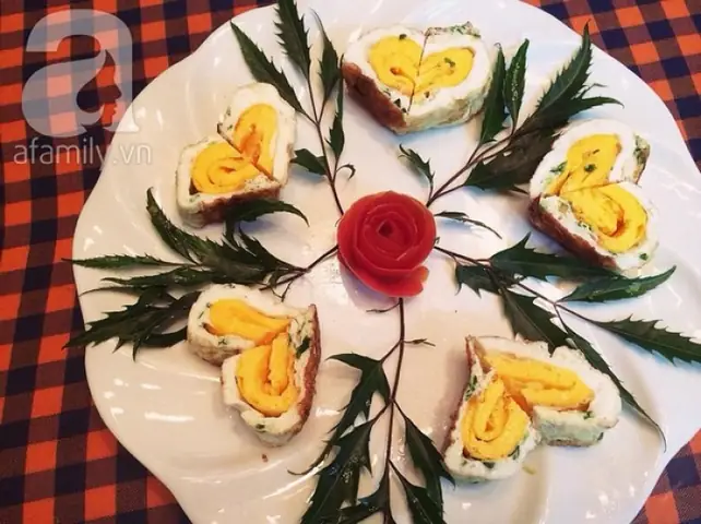 Món Trứng Tráng Hình Trái Tim