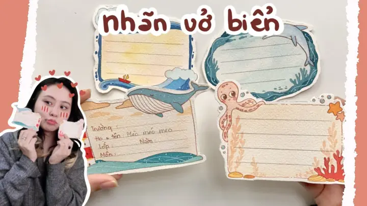 Làm Thế Nào Để Vẽ Trang Trí Nhãn Vở?