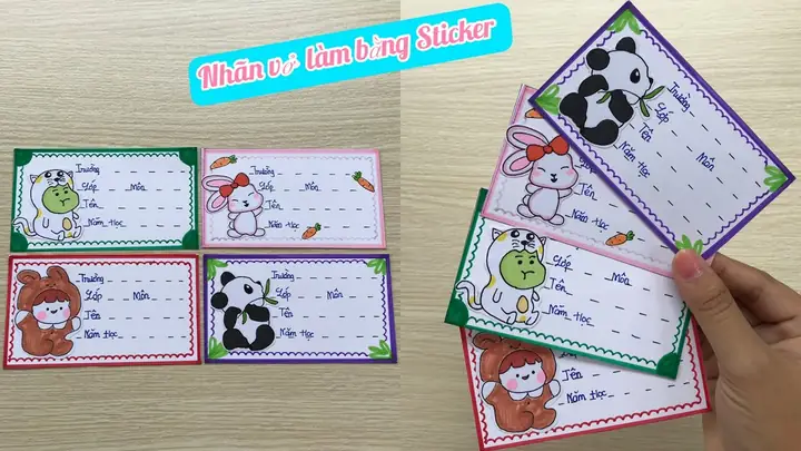 Làm Thế Nào Để Vẽ Trang Trí Nhãn Vở?