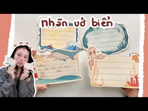 Làm Thế Nào Để Vẽ Trang Trí Nhãn Vở?