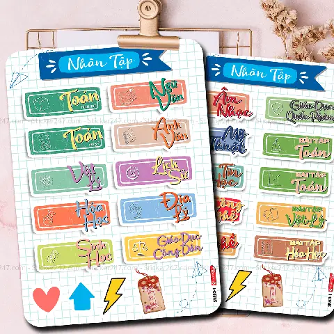 Làm Thế Nào Để Vẽ Trang Trí Nhãn Vở?