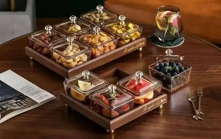 Sắp Xếp Khay Bánh Mứt Tiếp Khách