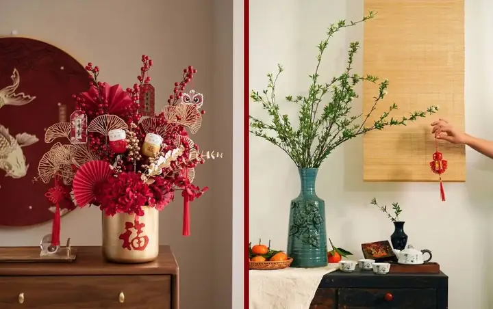 17. Trang Trí Bằng Hoa, Cây Cảnh Giả