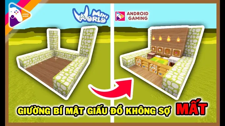 Cách Trang Trí Phòng Ngủ Trong Mini World Block Art?