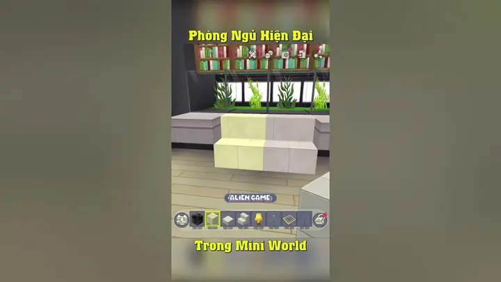 Cách Trang Trí Phòng Ngủ Trong Mini World Block Art?