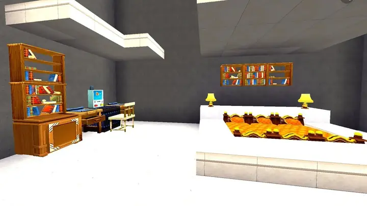 Cách Trang Trí Phòng Ngủ Trong Mini World Block Art?