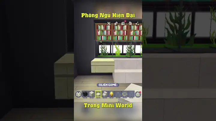 Cách Trang Trí Phòng Ngủ Trong Mini World Block Art?