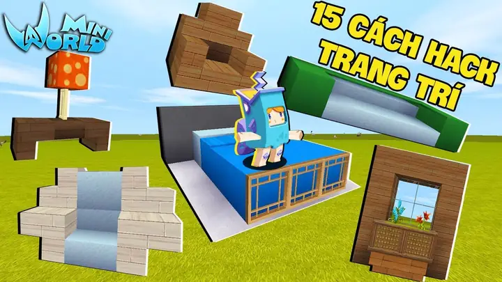 Cách Trang Trí Phòng Ngủ Trong Mini World Block Art?