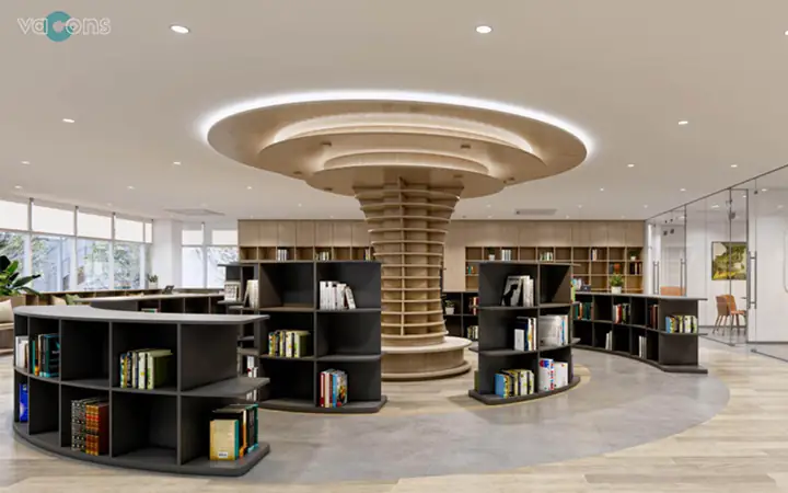 Cách Bố Trí Phòng Thư Viện Trường Học Đẹp, Hiện Đại - Vacons ...