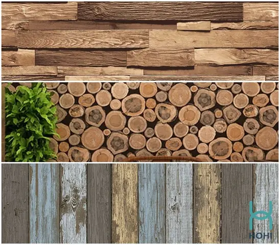 Giấy Dán Tường Giả Gạch, Giả Gỗ