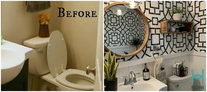 Cách Trang Trí Bếp, Nhà Tắm Phòng Trọ Bằng Giấy Dán Tường