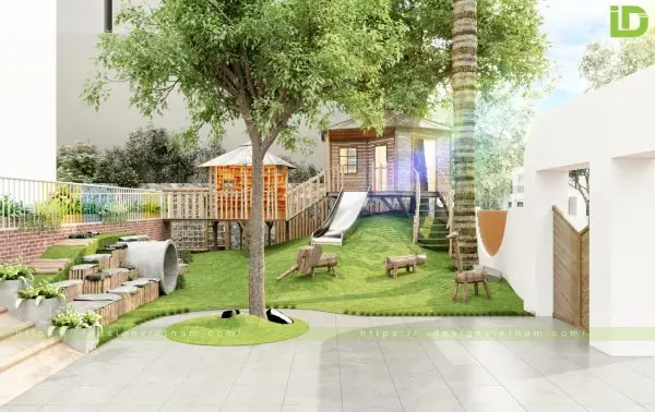 Hình Ảnh Thiết Kế Sân Trường Mầm Non Idesign Thực Hiện Hình Ảnh Thiết Kế Sân Trường Mầm Non Idesign Thực Hiện