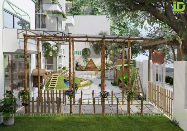 Hình Ảnh Thiết Kế Sân Trường Mầm Non Idesign Thực Hiện Hình Ảnh Thiết Kế Sân Trường Mầm Non Idesign Thực Hiện