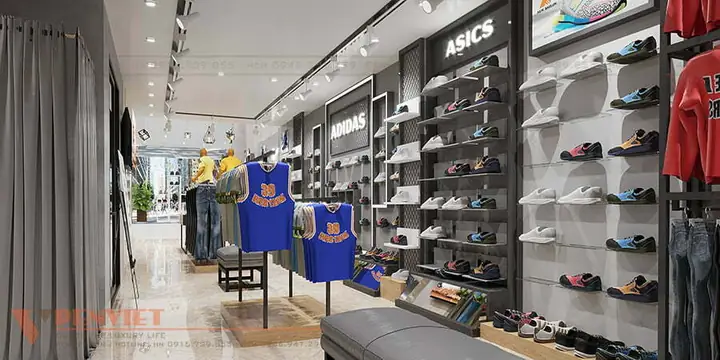 Thiết Kế Shop Quần Áo Thể Thao 4rv, Cầu Giấy, Hà Nội