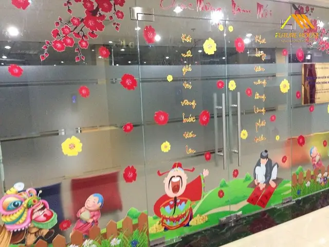 Cách Trang Trí Nhà Ngày Tết Với Cửa Kính. Cách Trang Trí Nhà Ngày Tết Với Cửa Kính.