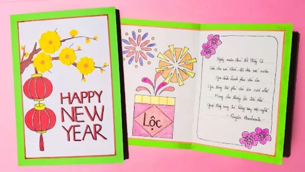 Cách Trang Trí Thiệp Năm Mới Như Thế Nào?