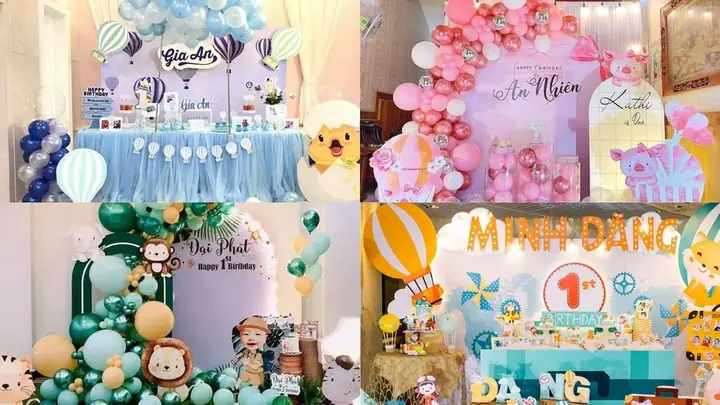 Cách Trang Trí Bàn Tiệc Thôi Nôi Cho Bé Tại Nhà Đẹp, Đơn Giản