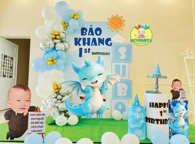 20+mẫu Trang Trí Thôi Nôi, Đầy Tháng, Sinh Nhật Bé Tuổi Rồng – Pơ Party