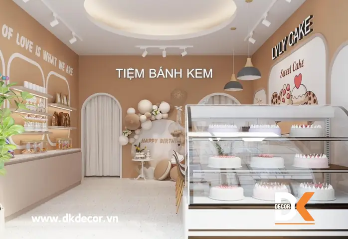 Mẫu Thiết Kế Tiệm Bánh Ngọt Hiện Đại, Đẹp Mê Mẩn
