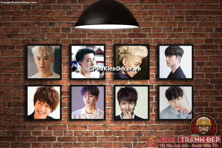Tranh Treo Tường Trang Trí Tiệm Tóc Nam Đẹp, Ấn Tượng, Độc Đáo
