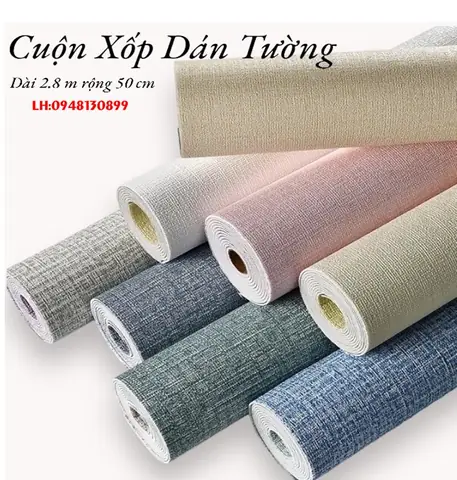 Cuộn Xốp Dán Tường -sản Phẩm Mới Đẹp Đọ Bền Cao