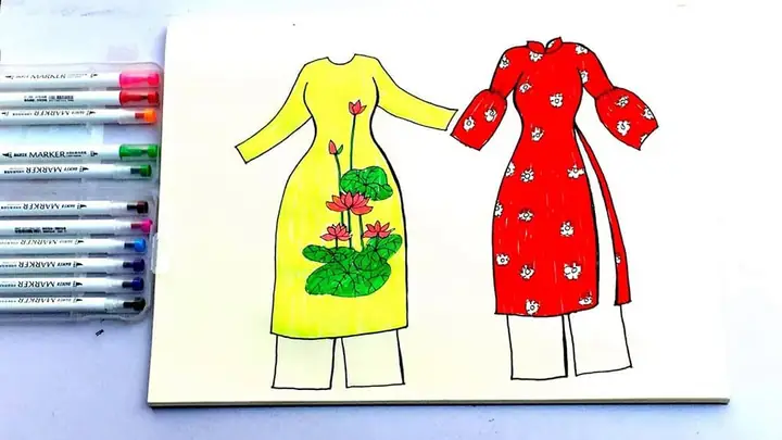 Hướng Dẫn Vẽ Áo Dài Lớp 7: Từng Bước Đơn Giản Và Dễ Hiểu