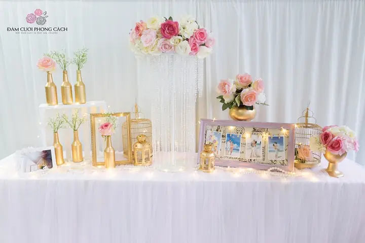 Cho Thuê Đồ Tự Trang Trí Bàn Gallery Tiệc Cưới | Đám Cưới ...