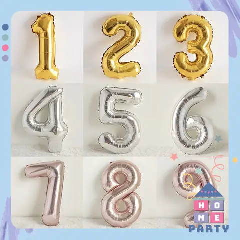 Số Tuổi Sinh Nhật– Home Party Phụ Kiện Trang Trí Sinh Nhật