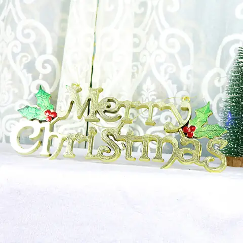 Chữ “merry Christmas” Trang Trí