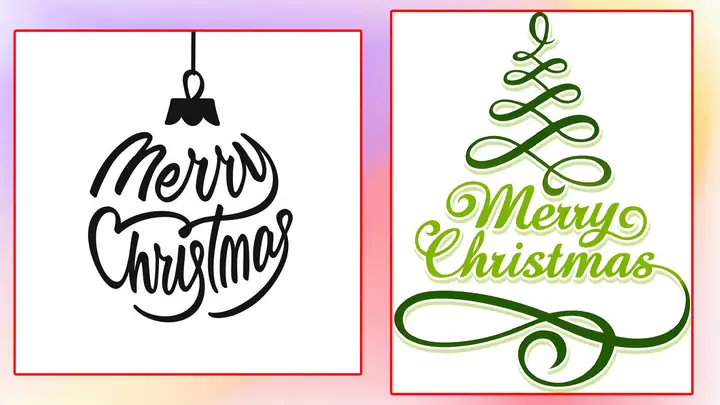 Một Số Kiểu Chữ Merry Christmas Đẹp