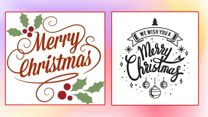 Một Số Kiểu Chữ Merry Christmas Đẹp