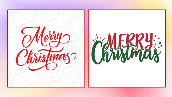 Một Số Kiểu Chữ Merry Christmas Đẹp