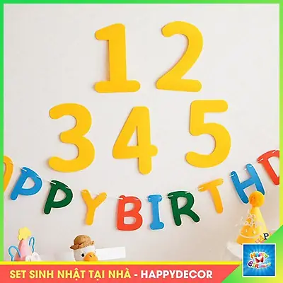 Mua Chữ Xốp Trang Trí Sinh Nhật Ở Đâu?