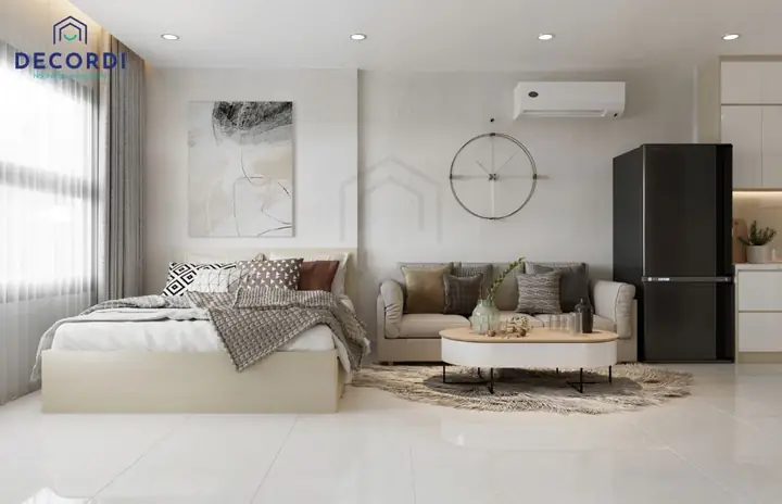 Thiết Kế Nội Thất Chung Cư Mini 1 Phòng Ngủ – 30m2 Thiết Kế Nội Thất Chung Cư Mini 1 Phòng Ngủ – 30m2