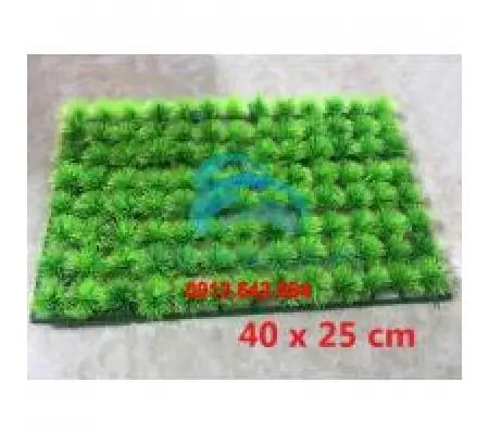 Thảm Cỏ Nhật 40x25, Trang Trí Bể Cá Bằng Cây Giả, Thảm Cỏ Cho Bể Cá