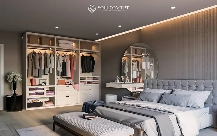 Sử Dụng Tủ Quần Áo Đa Năng Trong Phòng Ngủ Nhỏ