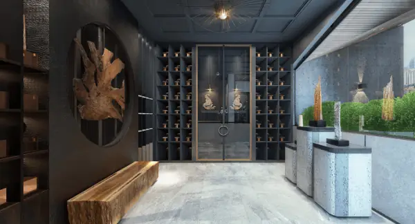 Phối Cảnh Bên Ngoài Và Không Gian Trang Trí Trong Văn Phòng Của Gia Trần