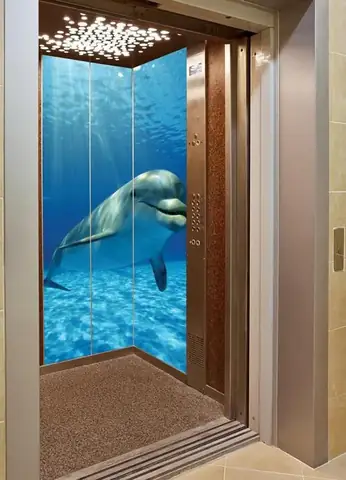 Dán Decal Thang Máy