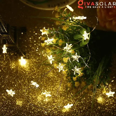 Dây Đèn Led Trang Trí Mẫu Hình Ngôi Sao Gv-ml2 - Givasolar