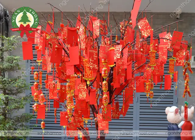 Các Loại Dây Đỏ Treo Cây Tết Và 4 Loại Cây Nên Trang Trí Các Loại Dây Đỏ Treo Cây Tết Và 4 Loại Cây Nên Trang Trí