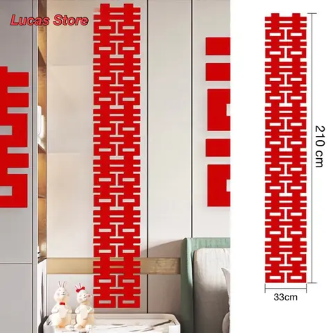 Dây Treo Song Hỷ Trang Trí Tiệc Cưới, Phòng Tân Hôn, Chất Liệu ...