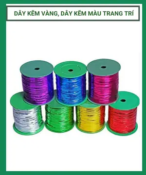 Dây Kẽm Kim Tuyến, Dây Kẽm Màu Trang Trí, Uốn Cây 250g | Vườn Sài ...