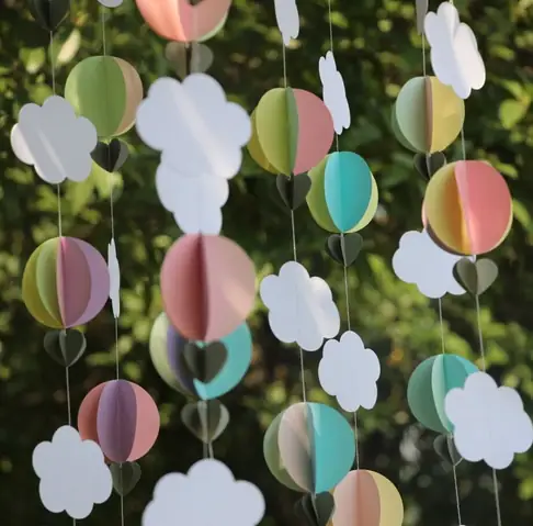 Trang Trí Dây Treo Cửa Lớp Mầm Non Bằng Giấy Trang Trí Dây Treo Cửa Lớp Mầm Non Bằng Giấy