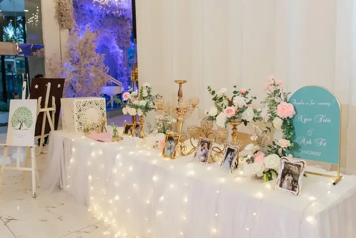 Vị Trí Đặt Bàn Gallary Trong Tiệc Cưới