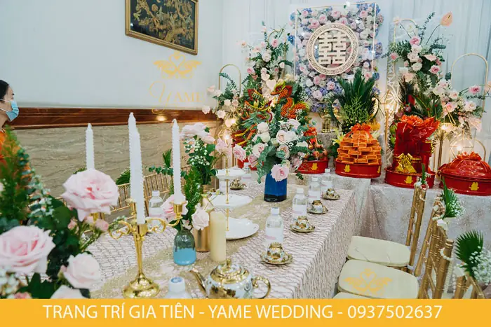 Dịch Vụ Trang Trí Hoa Tươi Tiệc Cưới Cao Cấp Sang Trọng | Yame Wedding